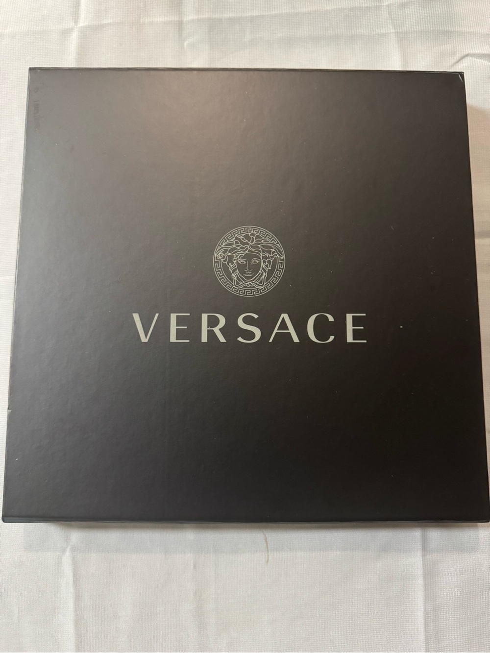 Versace 💯% Authentic Magnetic storage gift hard-box w/Medusa emblem and tissue.